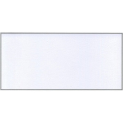 Carte remerciement décès blanche avec cadre gris et ajout possible photo Buromac 644.019