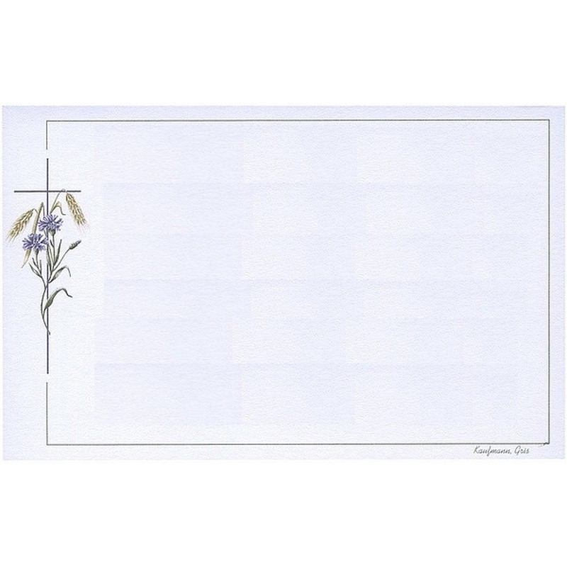 Carte remerciement décès Buromac 670.005