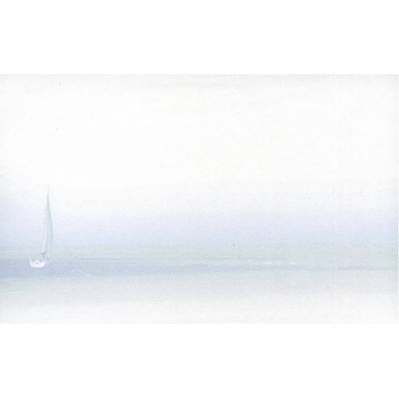Carte remerciement décès voilier voguant sur l'eau DECORTE 6586