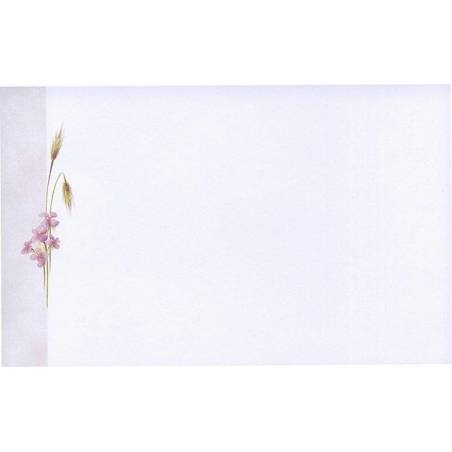 Carte remerciement décès fleurs roses et épis de blé avec ajout possible photo Buromac 641.008 Carte remerciement décès fleurs roses et épis de blé avec ajout possible photo Buromac 641.008