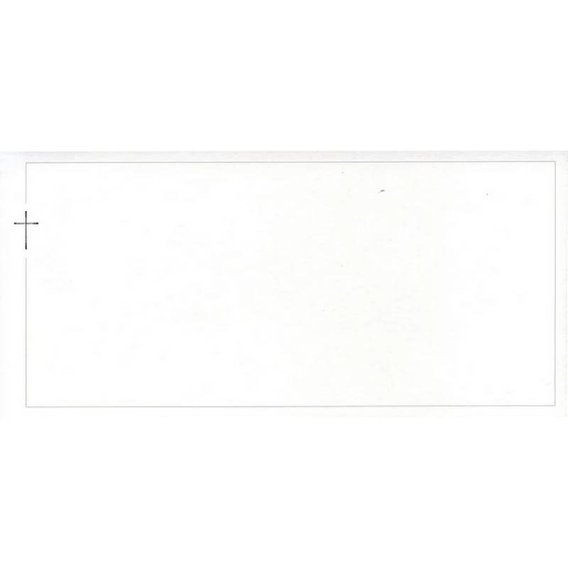 Carte remerciement décès croix argenture Buromac 644.040