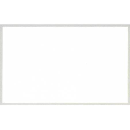 Carte remerciement décès classique blanche et grise Decorte 6417 Carte remerciement décès classique blanche et grise Decorte 6417