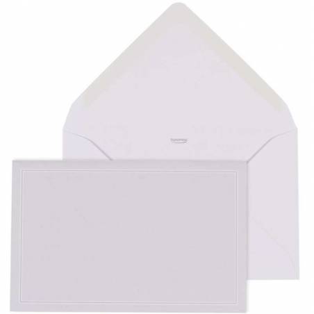 Enveloppe carte remerciement deuil, DECORTE 9201 Enveloppe carte remerciement deuil, DECORTE 9201
